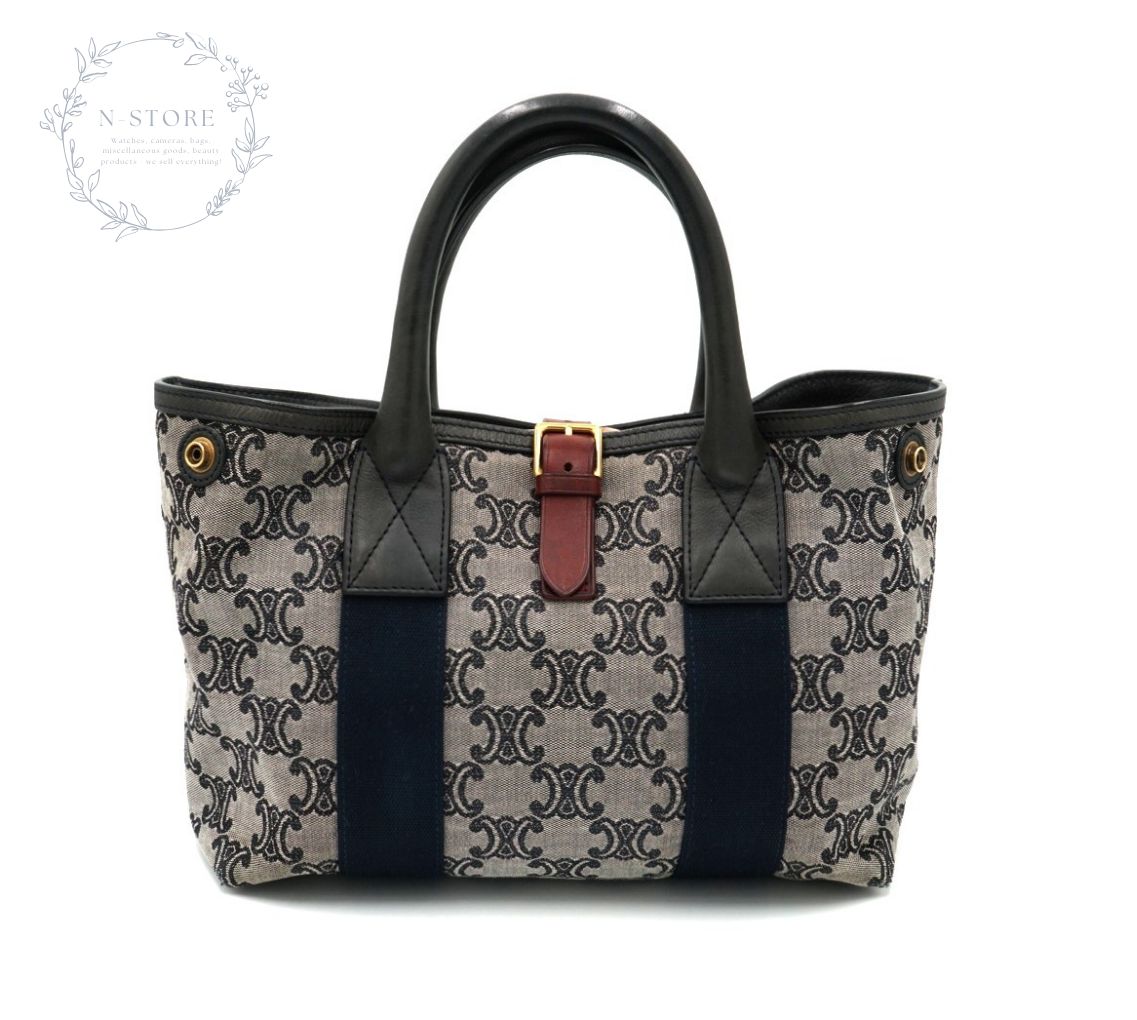 CELINE セリーヌ マカダム柄 ミニトートバッグ - メルカリ