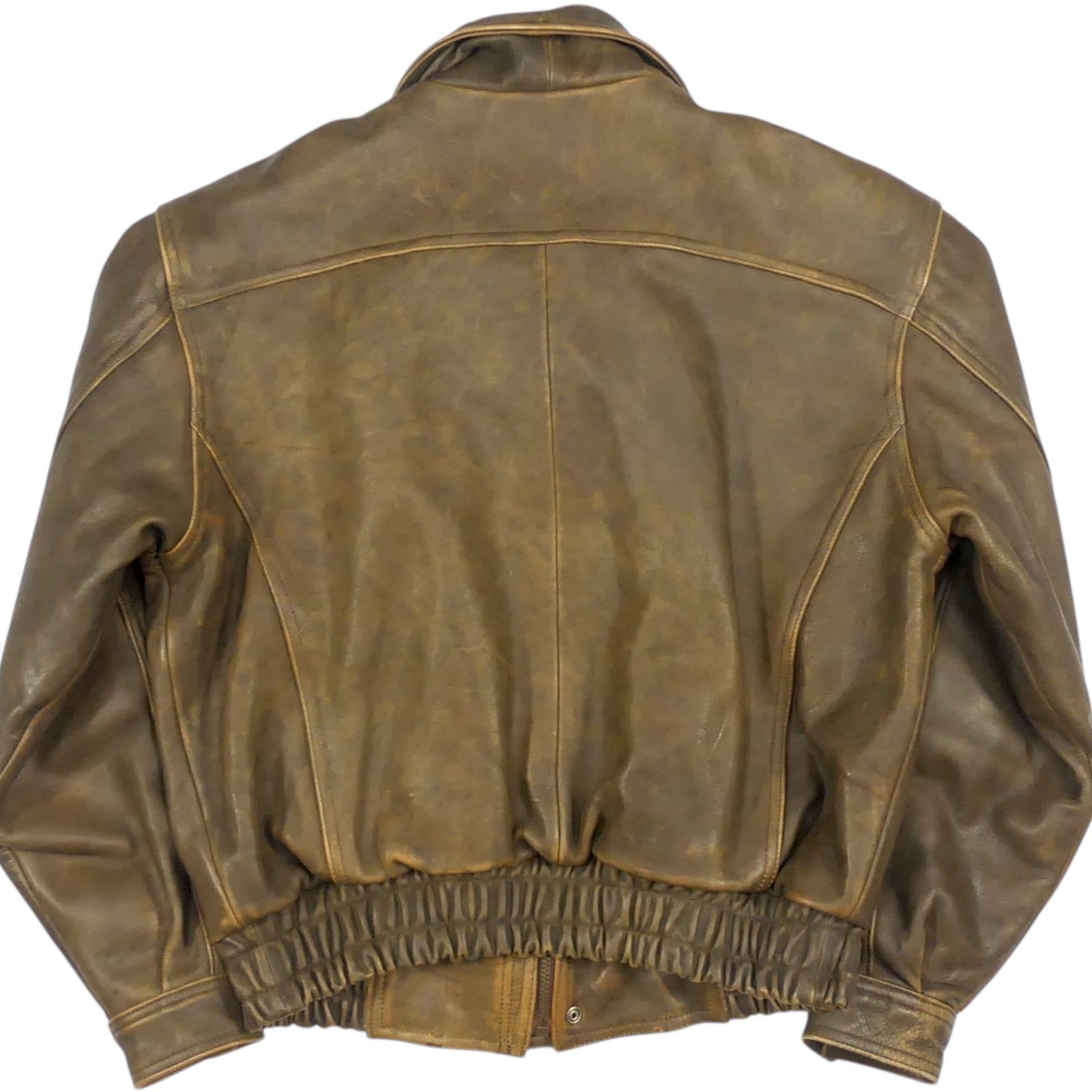 B'sLeather ビーズレザー ライダースジャケット XL 本革 シングル