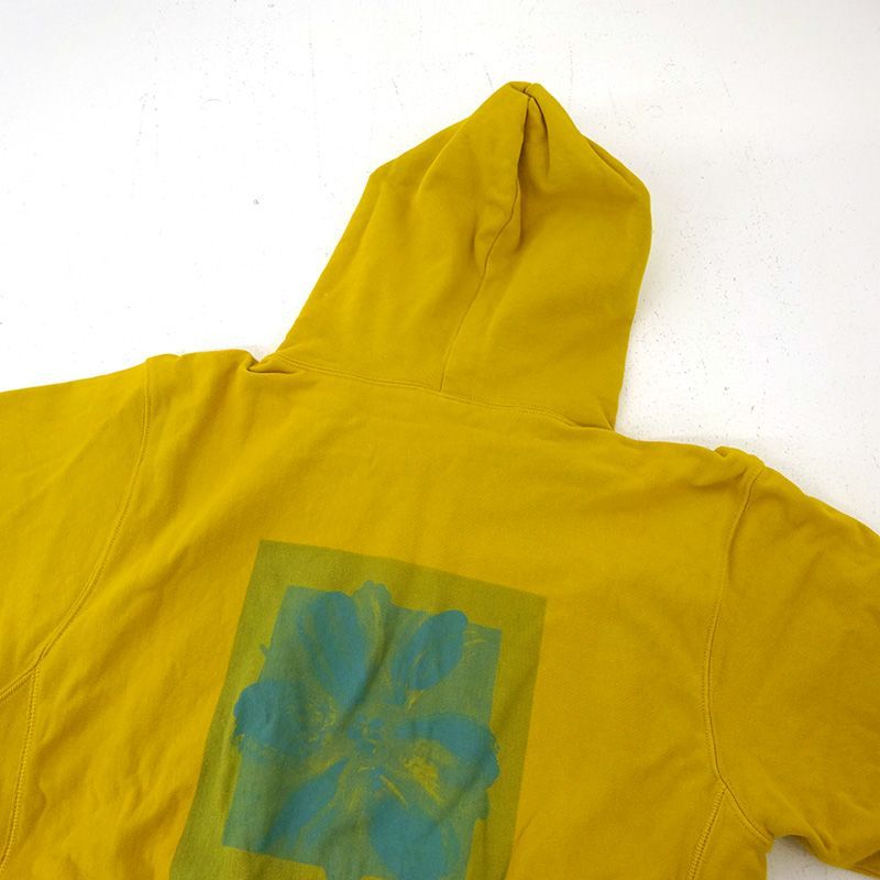 三重店】藤井風 my flower's here フーディー マスタード サイズ:XL
