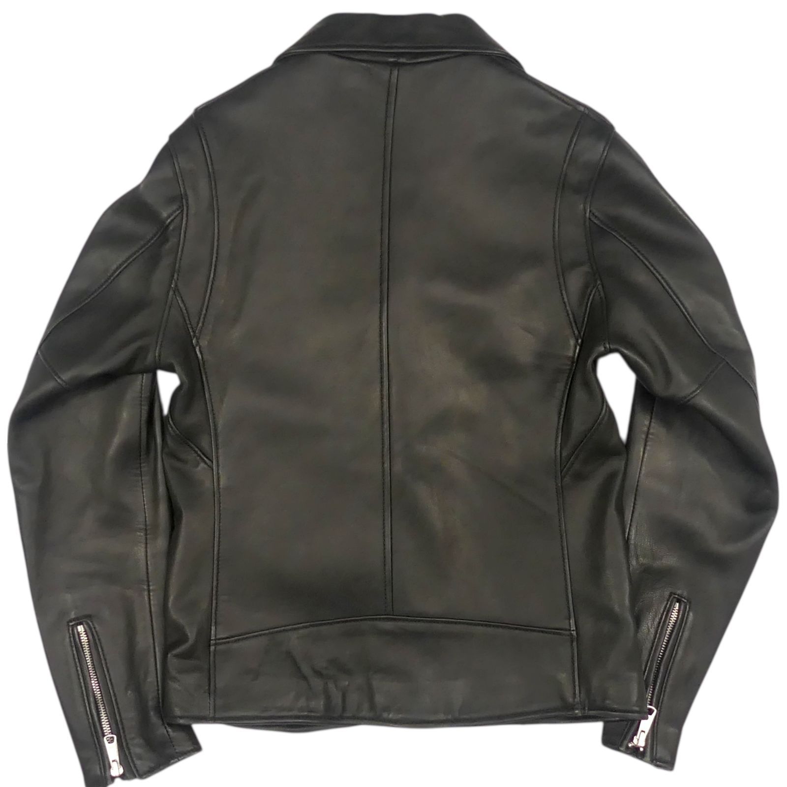 羊革 ユナイテッドアローズ B&Y ダブルライダースジャケット メンズM BEAUTY&YOUTH UNITED ARROWS ビューティーアンドユース ユナイテッド