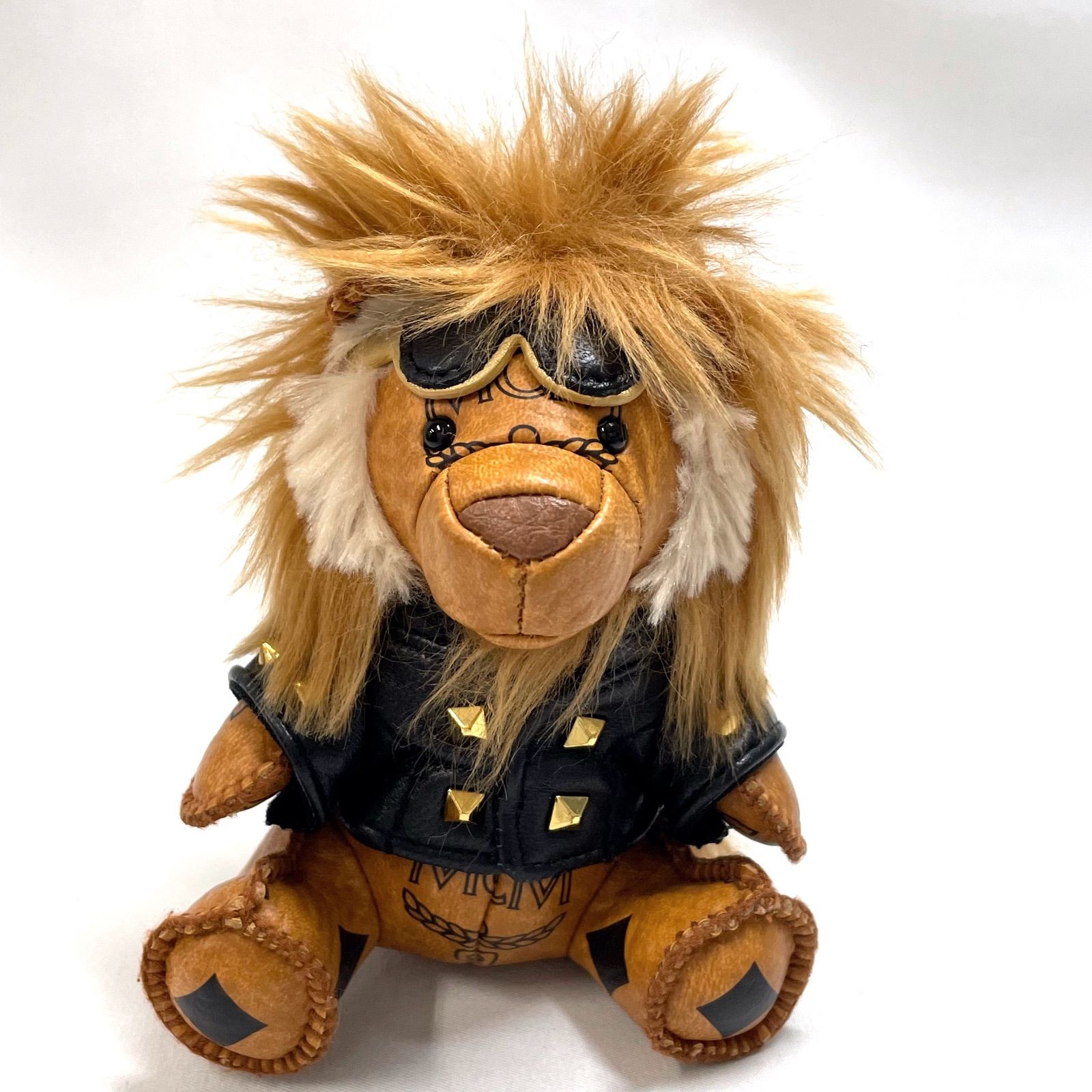 ABランク】 MCM エムシーエム チャーム キーホルダー ライダース