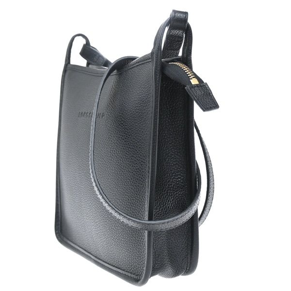 LONGCHAMP ロンシャン ショルダーバッグ ブラック レザー 63BS371 