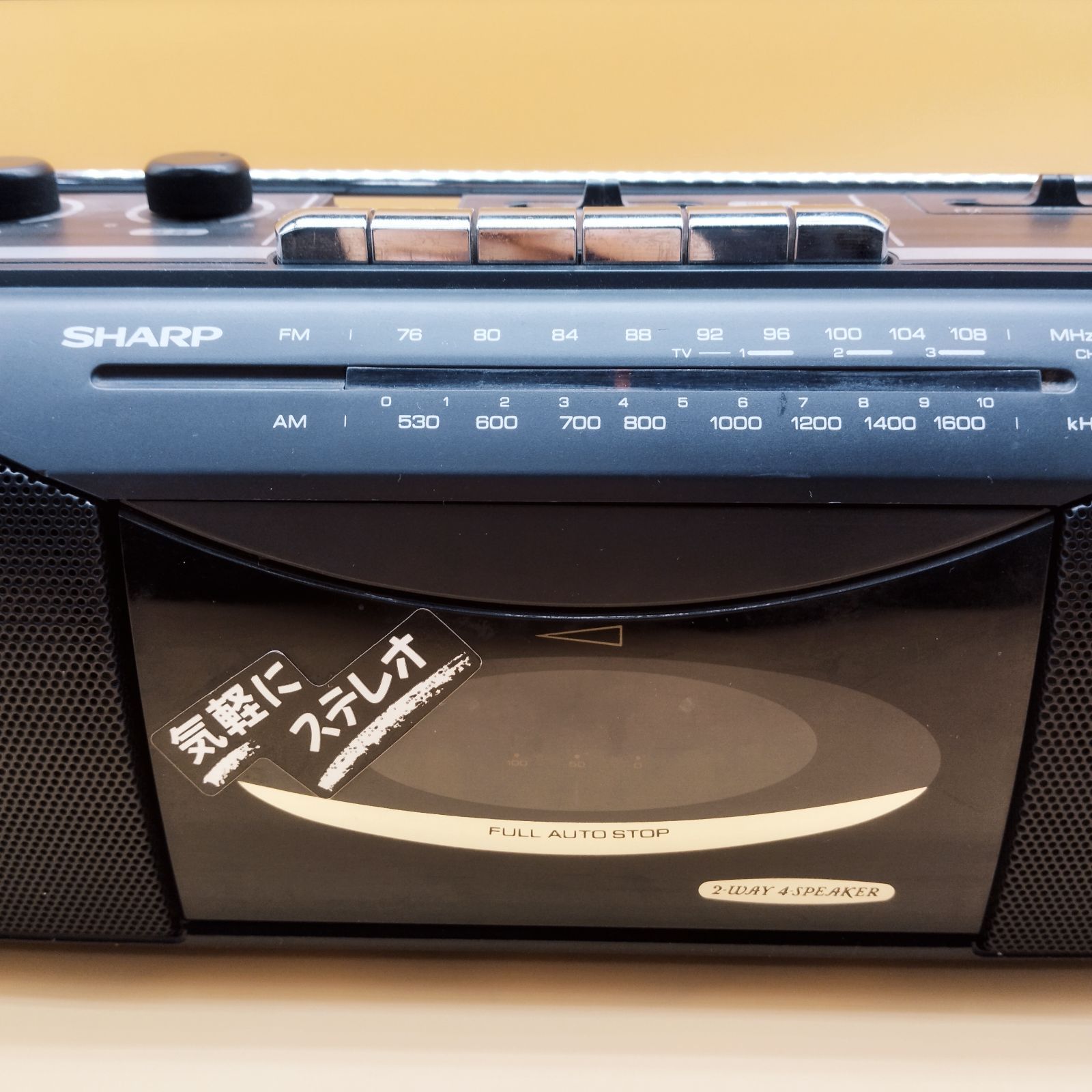 D14489】SHARP ラジカセ QT-S5-B ※ジャンク※ - メルカリ