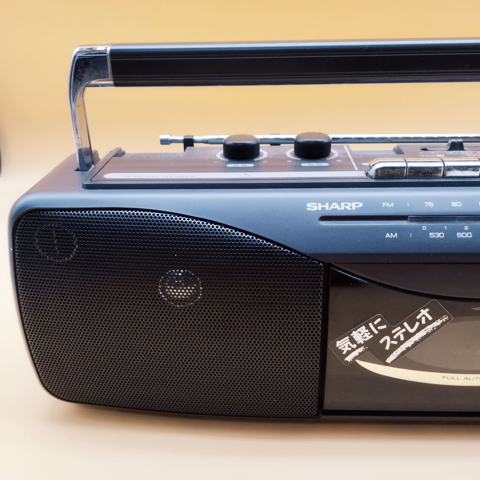 D14489】SHARP ラジカセ QT-S5-B ※ジャンク※ - メルカリ