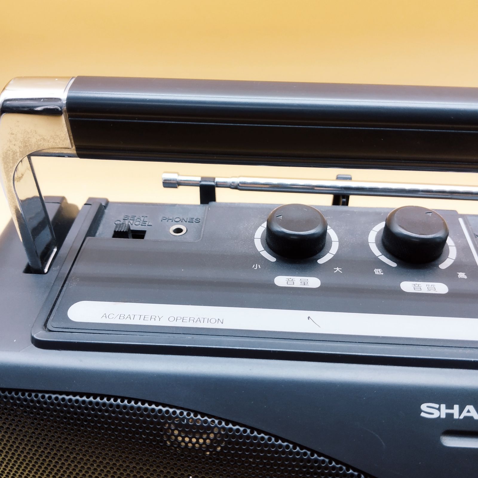 D14489】SHARP ラジカセ QT-S5-B ※ジャンク※ - メルカリ