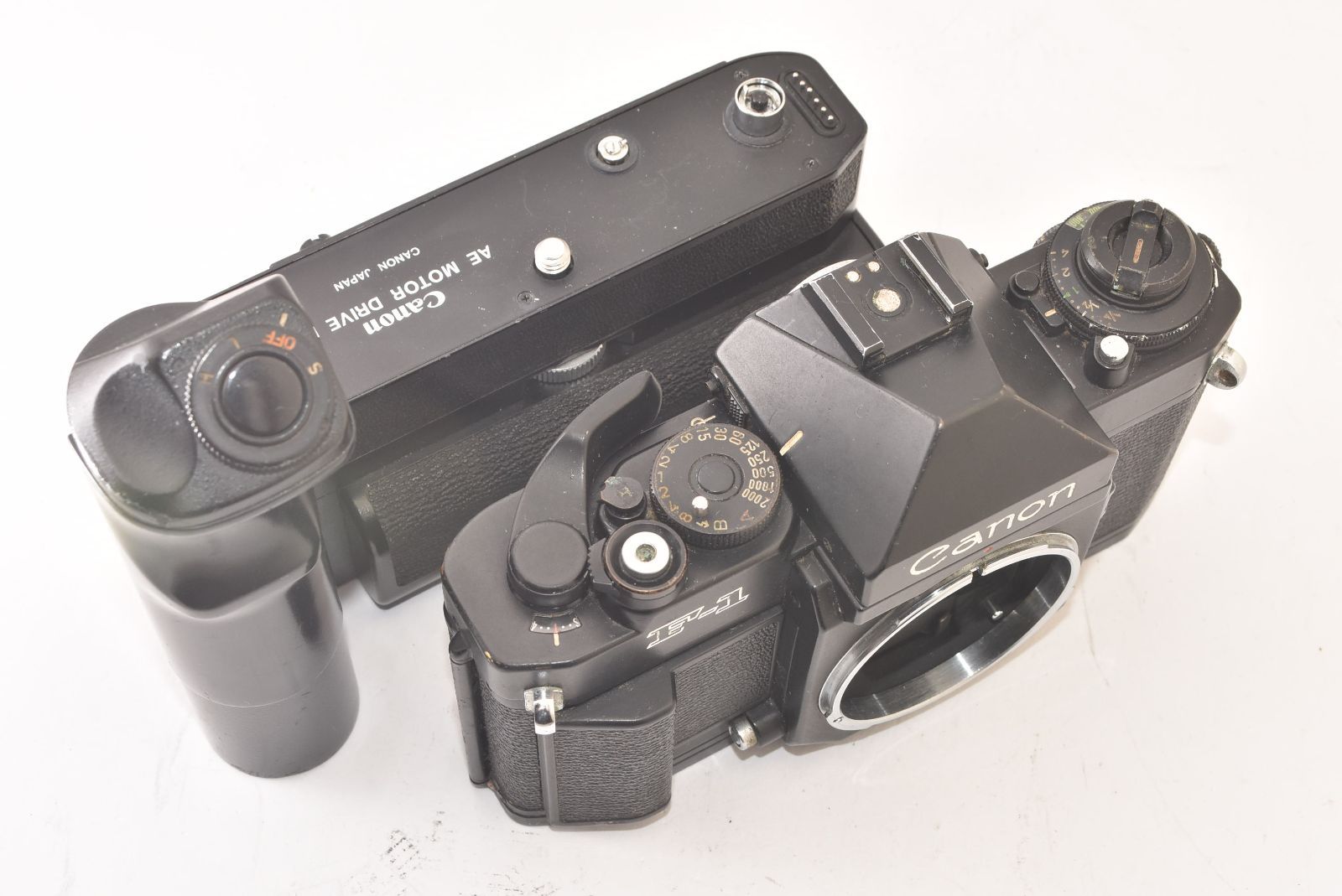 Canon キャノン NEW F-1 アイレベル ボディ + AE MOTOR DRIVE FN 
