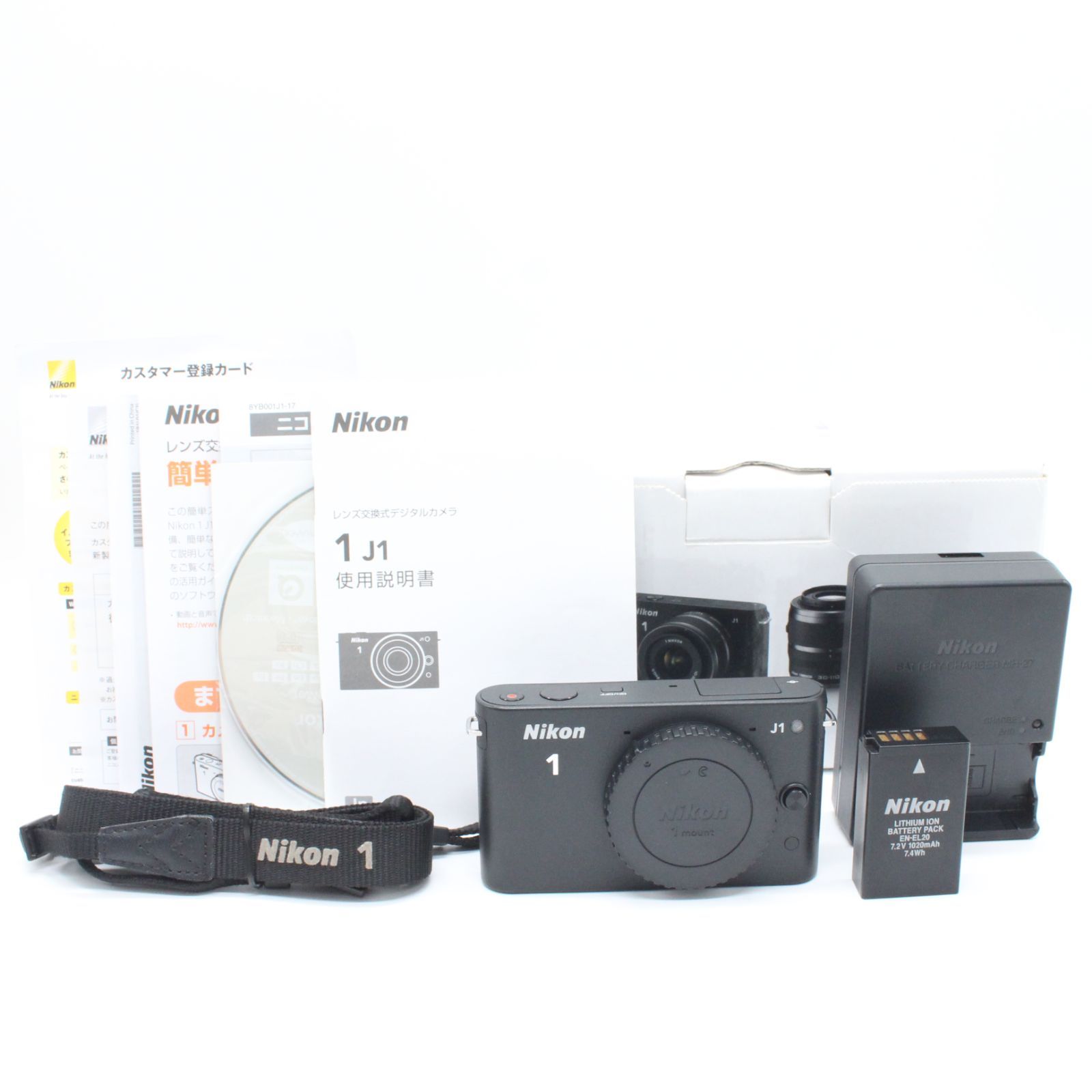 1152ショット！嬉しい本箱・説明書付き！□極上品□ Nikon Nikon 1 J1 