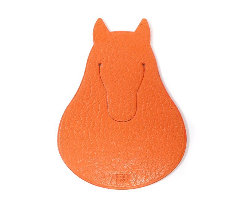 HERMES エルメス ピカブック しおり レザー ホース ブックマーク 馬