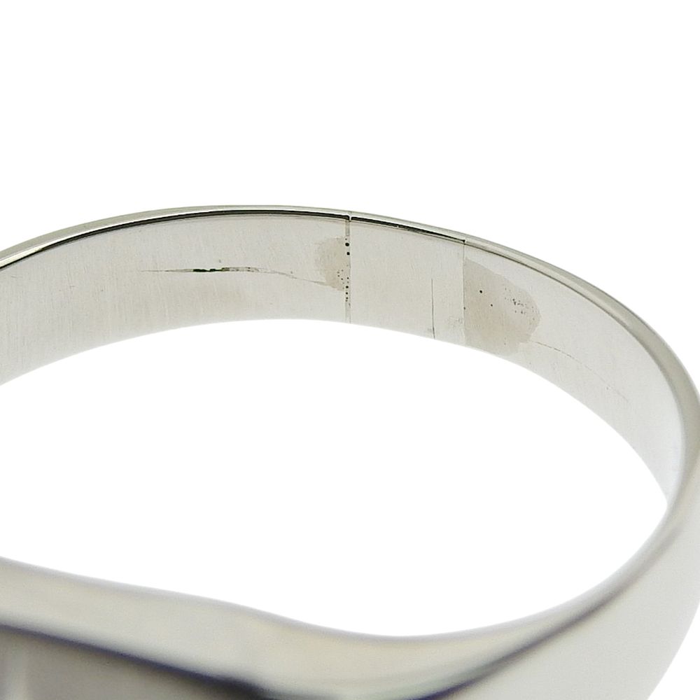 本物保証】 新品同様 印台 リング 指輪 約13.2g プラチナ Pm850 1P