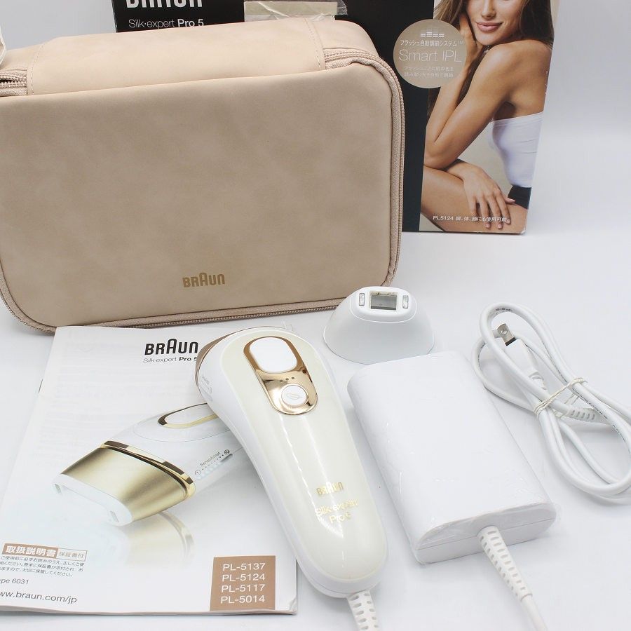 新品】ブラウン シルクエキスパート Pro5 PL-5124 光美容器 脱毛器