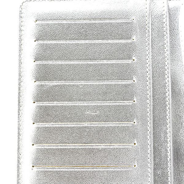 シャネル 財布 レディース アイコンライン 2つ折り長財布 レザー ガン