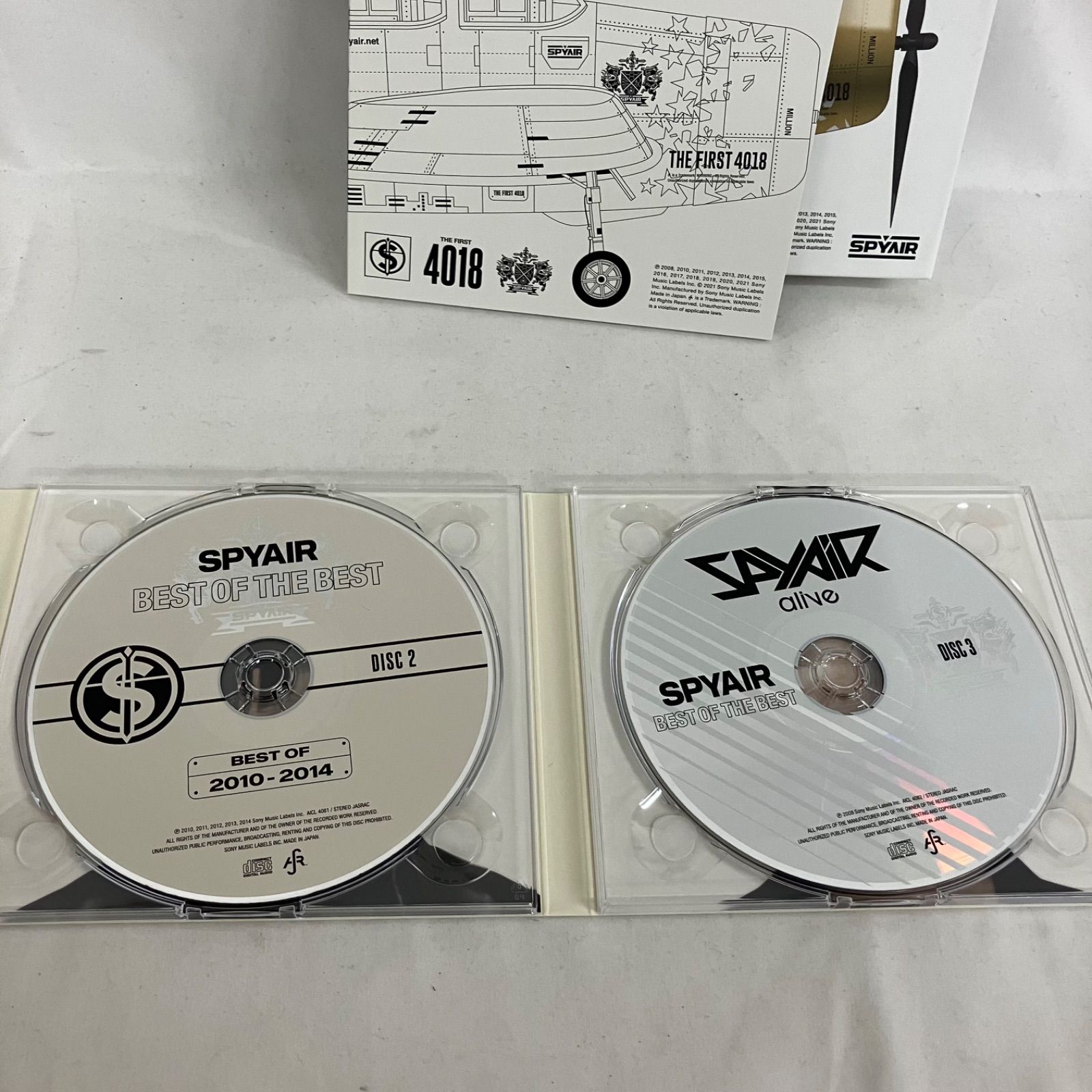 中古 SPYAIR BEST OF THE BEST 初回版 スパイエアー アルバム 3枚組