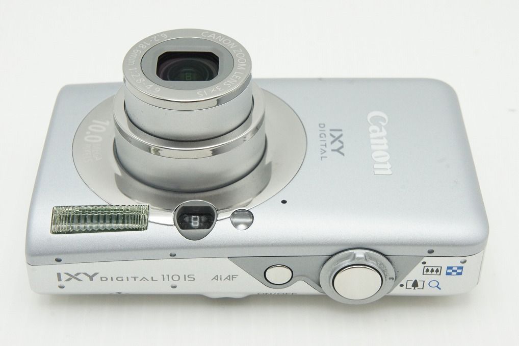美品 Canon キヤノン IXY DIGITAL 110 IS シルバー コンパクトデジタル