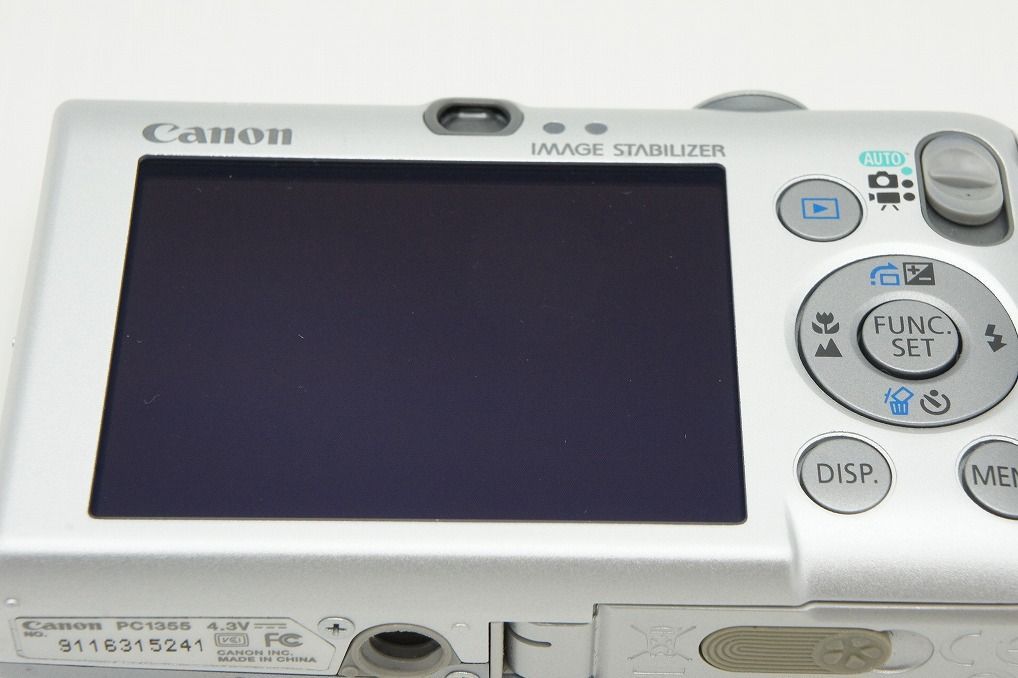 美品 Canon キヤノン IXY DIGITAL 110 IS シルバー コンパクトデジタル