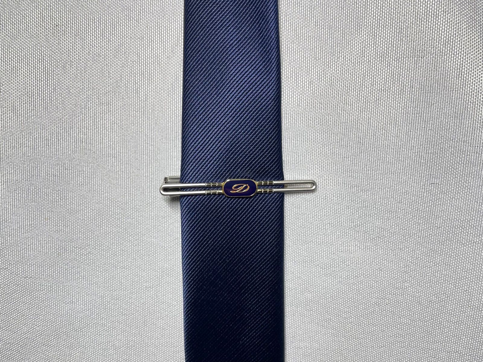 美品 希少 S.T.Dupont デュポン Dロゴ くり抜きデザイン ダーク