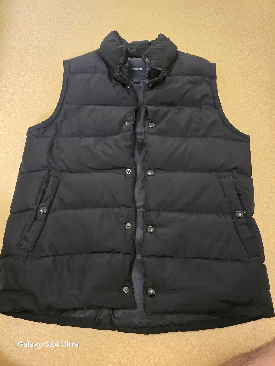 TOPTEN10 黒 ダウン ベスト - メルカリ