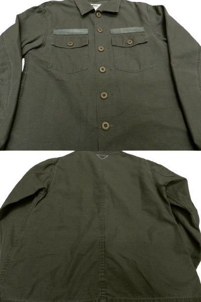 RHC ミリタリーシャツジャケット サイズS カーキ ロンハーマン 中古品