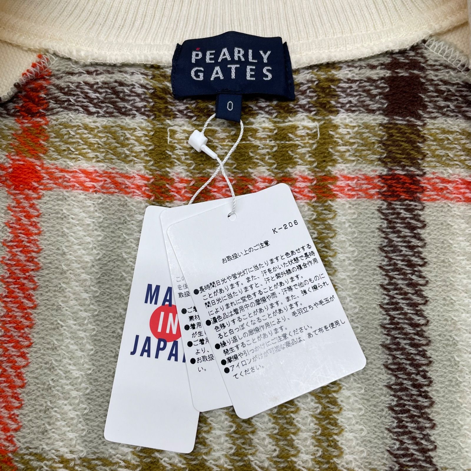 パーリーゲイツ！新品未使用！秋冬中綿入り！タグ付き パーリーゲイツ 2WAY 中綿入りジャケット サイズ5 ブラック - メルカリ