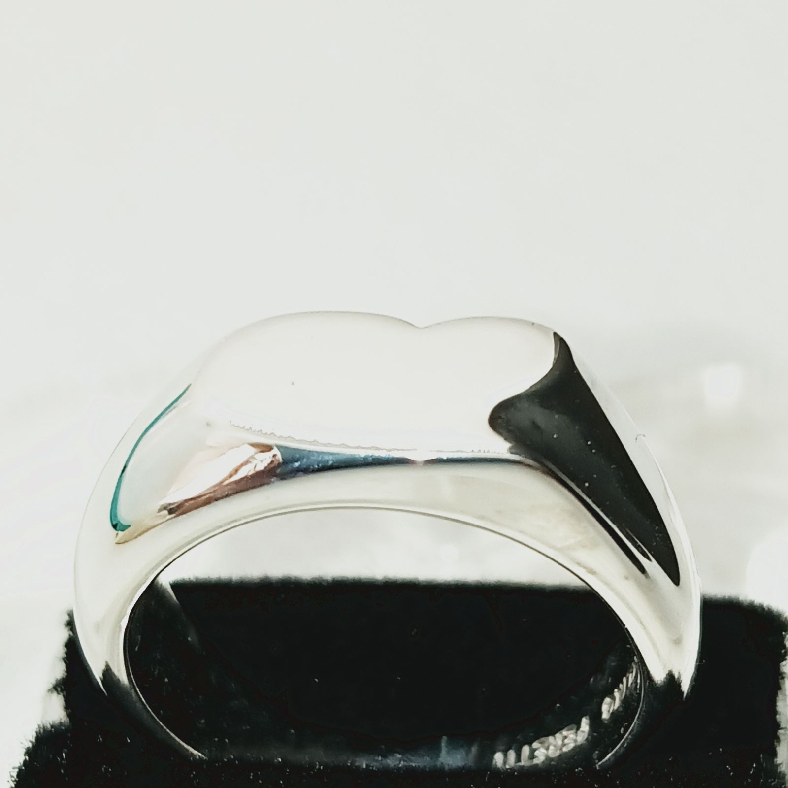 新品仕上げ】ティファニー TIFFANY リング カーブドハート約9号 変色