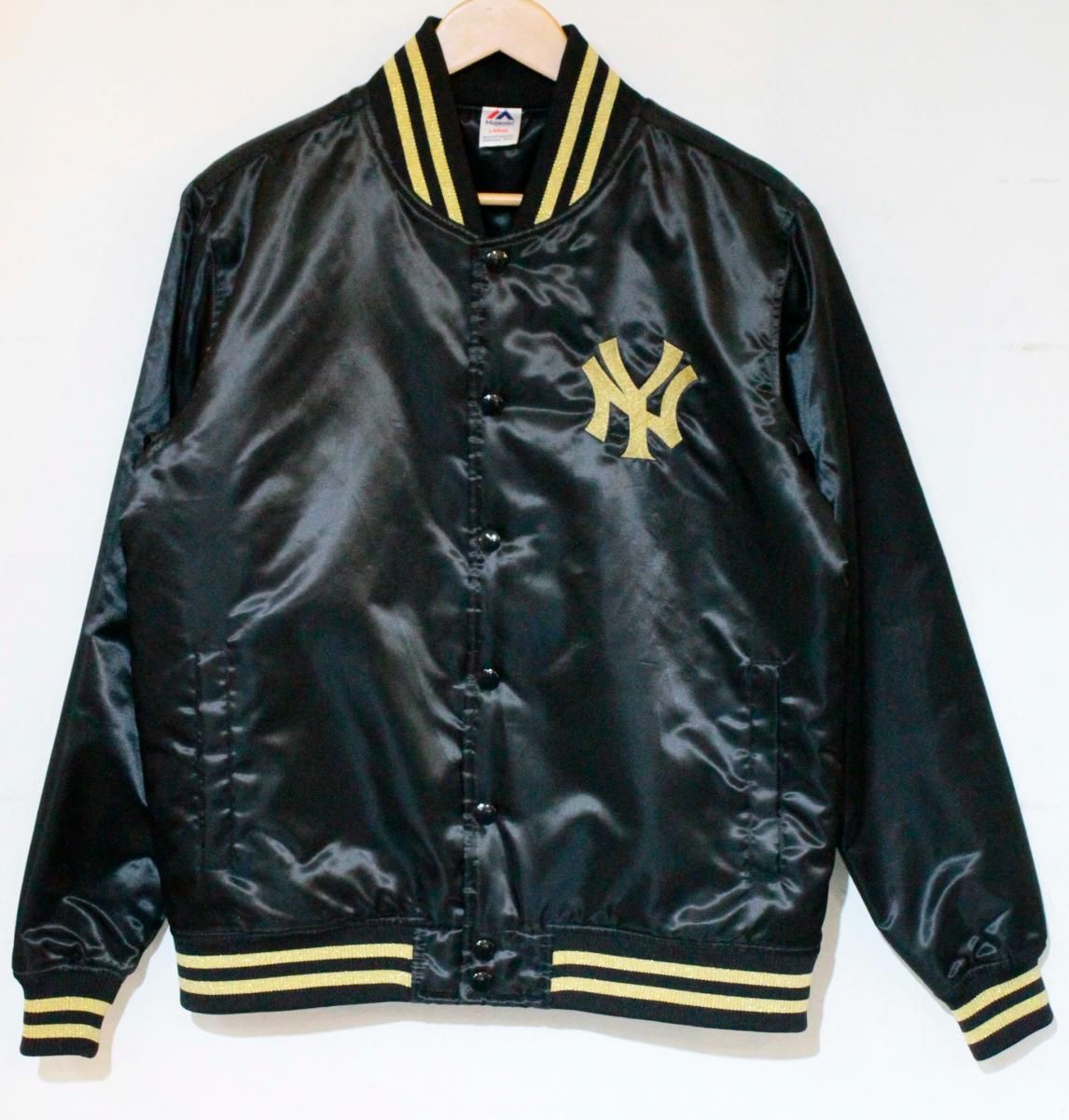 中古】 Majestic メンズスタジャン L Majestic/NY/New York Yankees