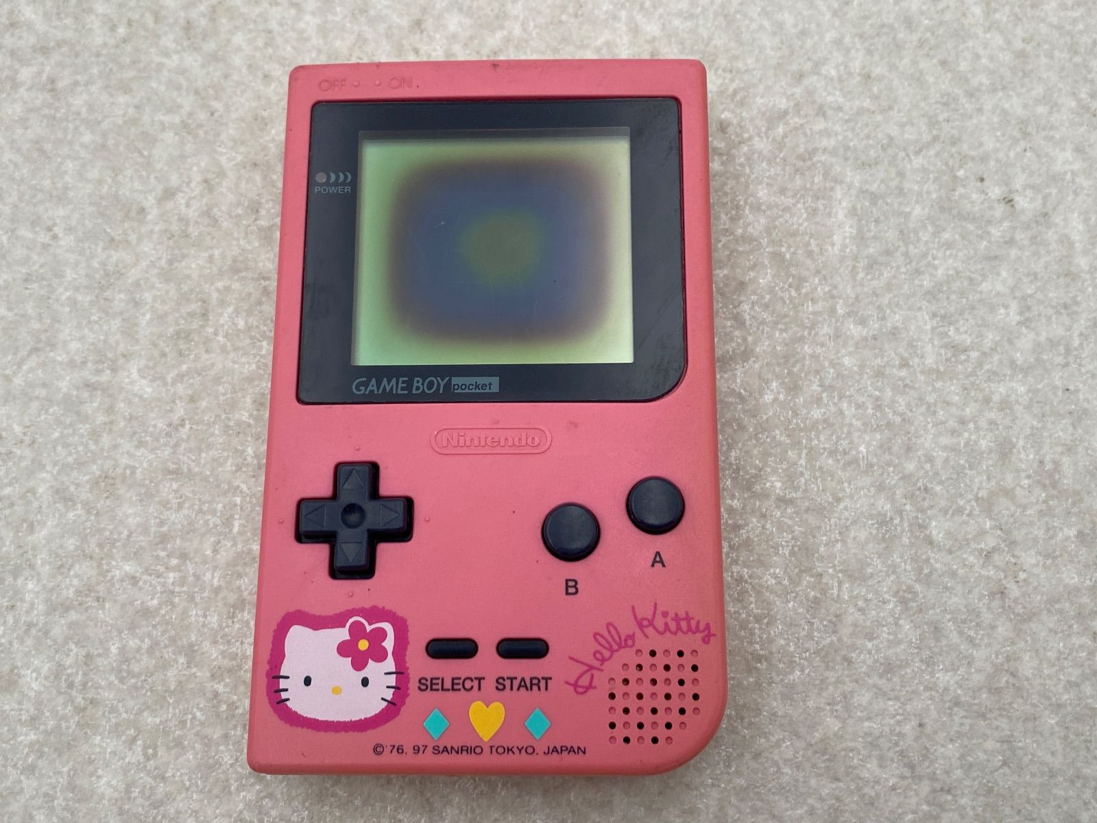 ゲームボーイポケット　ハローキティ Nintendo ゲームボーイポケット 本体 ハローキティ ジャンク - メルカリ