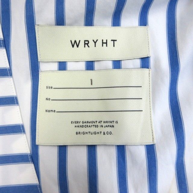 【中古】ライト WRYHT 21AW タグ付き シャツ ブラウス 長袖 オールドジョー取扱い 212WT-SH04 白 ライト WRYHT 21AW タグ付き CHO-CHIN SLEEVE FOLK TOPS シャツ