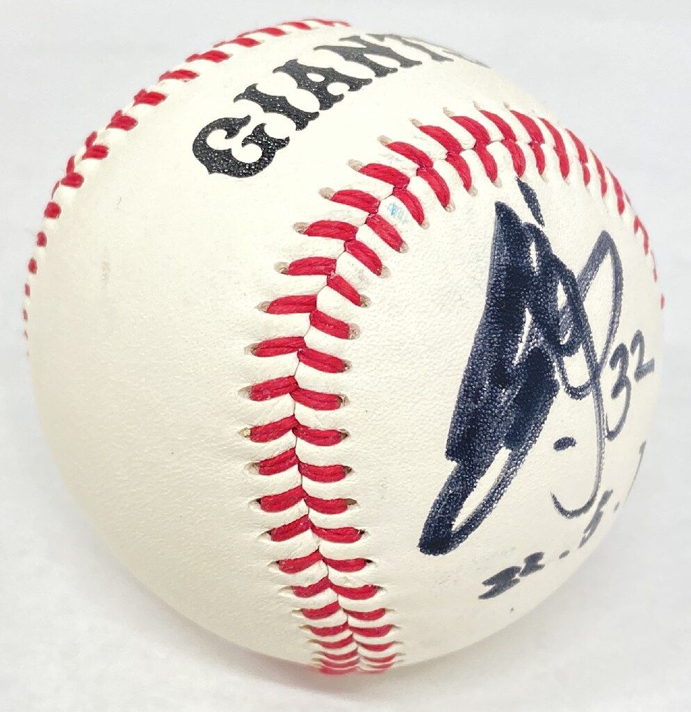 読売ジャイアンツ　直筆サインボール 読売ジャイアンツ 廣岡大志 直筆サインボール 投込球 - メルカリ