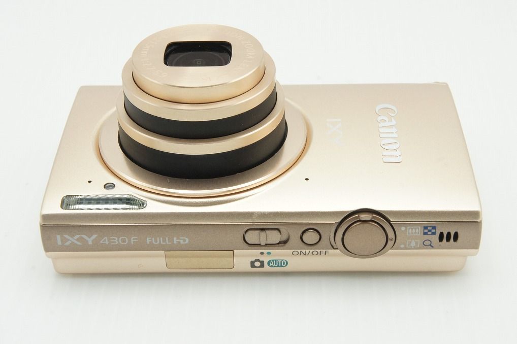 美品 Canon キヤノン IXY 430F ゴールド コンパクトデジタルカメラ 元