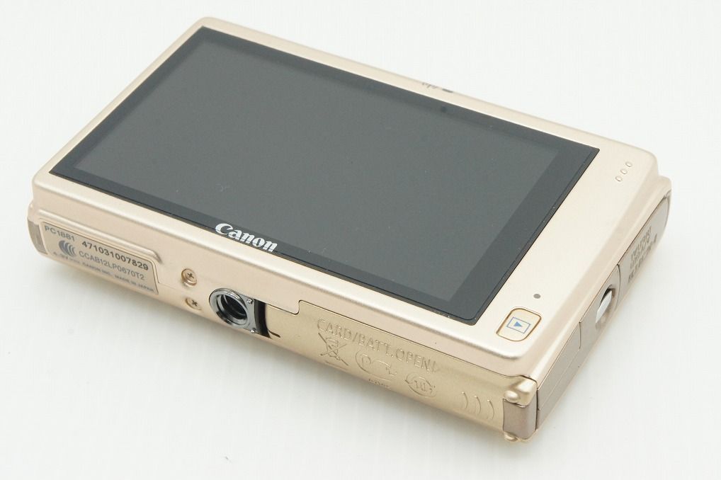 美品 Canon キヤノン IXY 430F ゴールド コンパクトデジタルカメラ 元