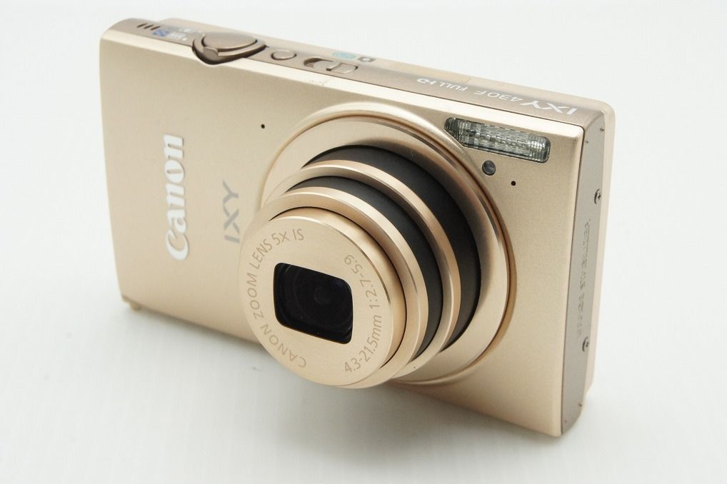 美品 Canon キヤノン IXY 430F ゴールド コンパクトデジタルカメラ 元
