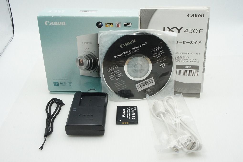 美品 Canon キヤノン IXY 430F ゴールド コンパクトデジタルカメラ 元