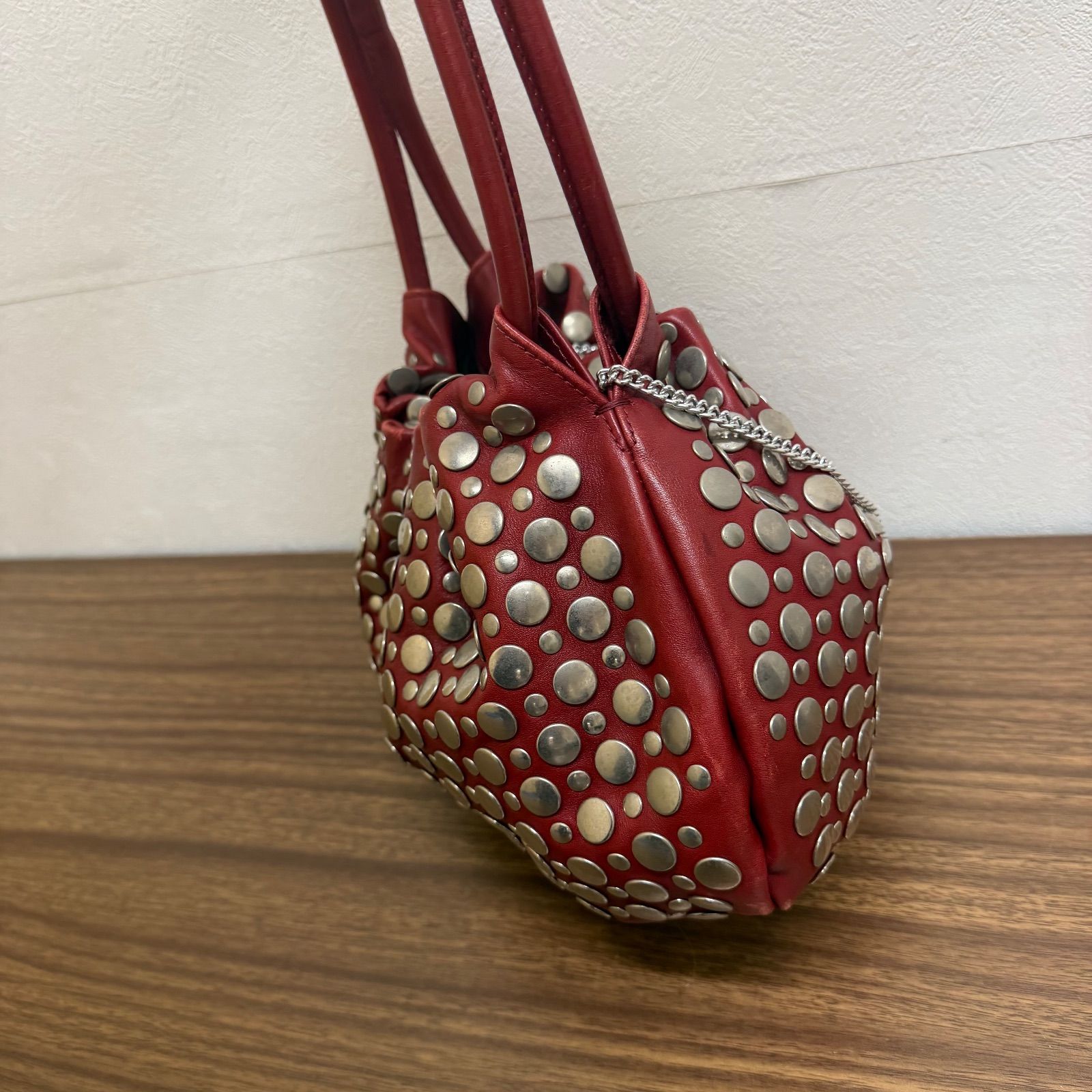 ソニアリキエル SONIA RYKIEL スタッズ ショルダーバッグ サコッシュ