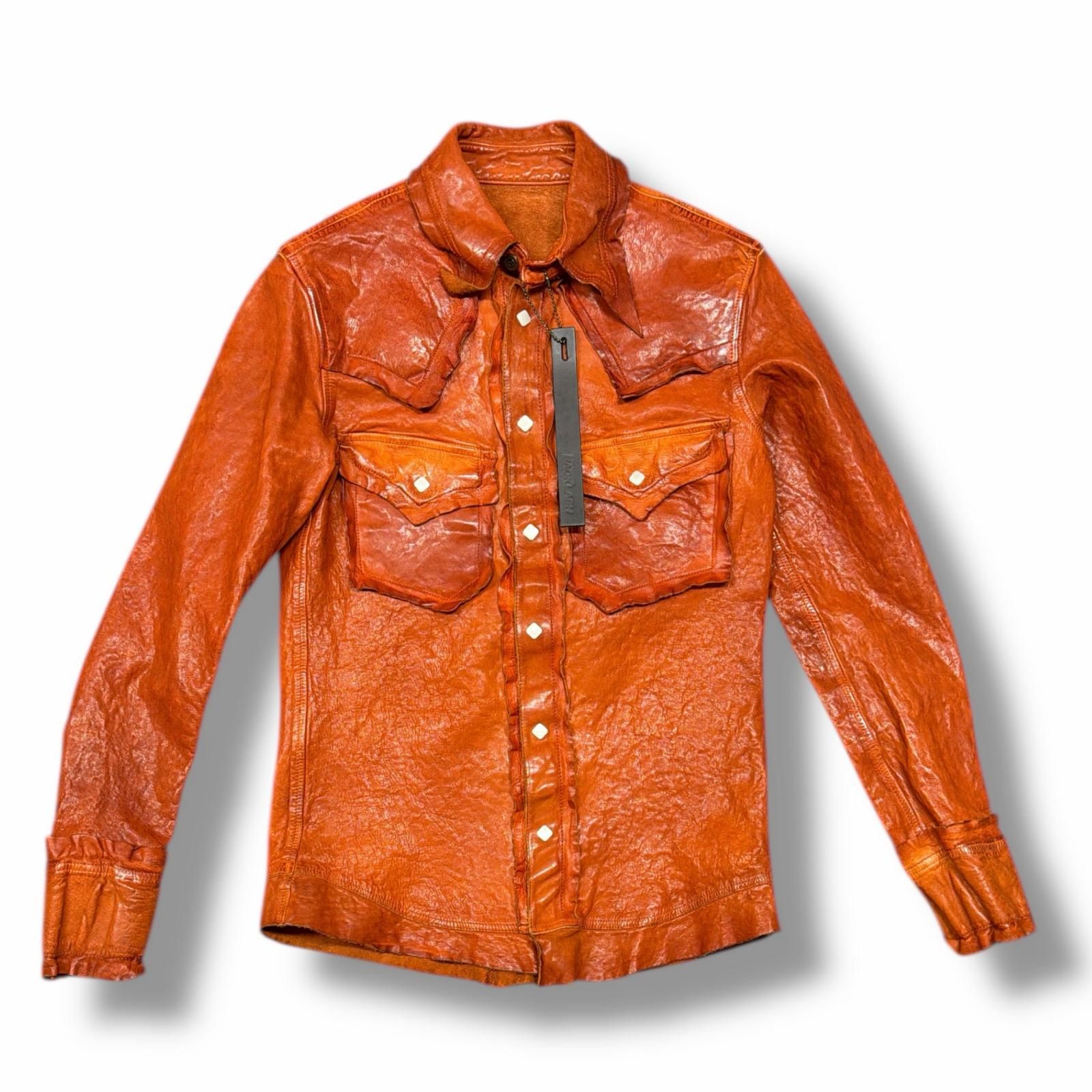 参考上代297000円 未使用 ISAMUKATAYAMA BACKLASH 25SS “EZO LEATHER