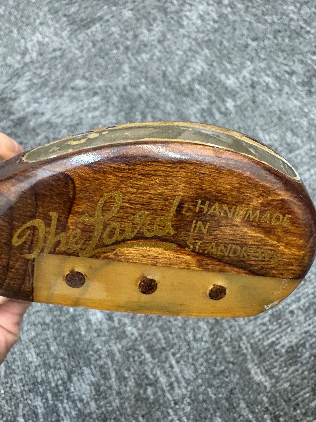 希少】St.Andrews セントアンドリュース ヒッコリー 木製 パター