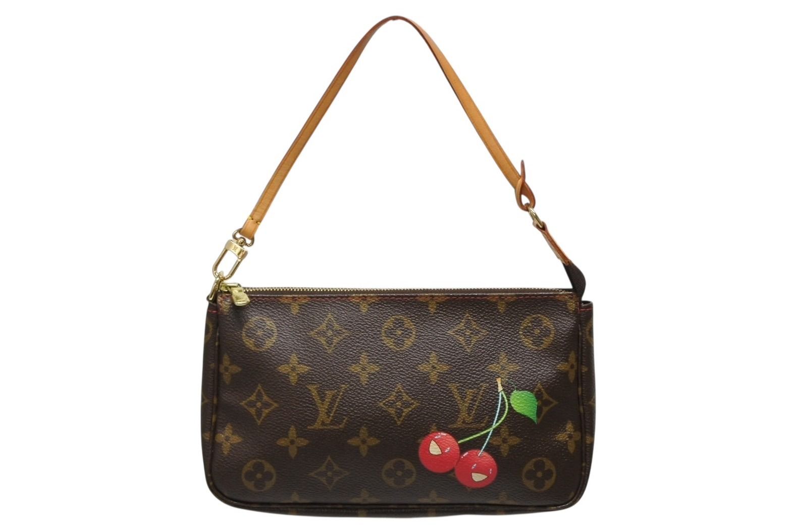 極美品 LOUIS VUITTON ルイヴィトン モノグラム チェリー ポシェット