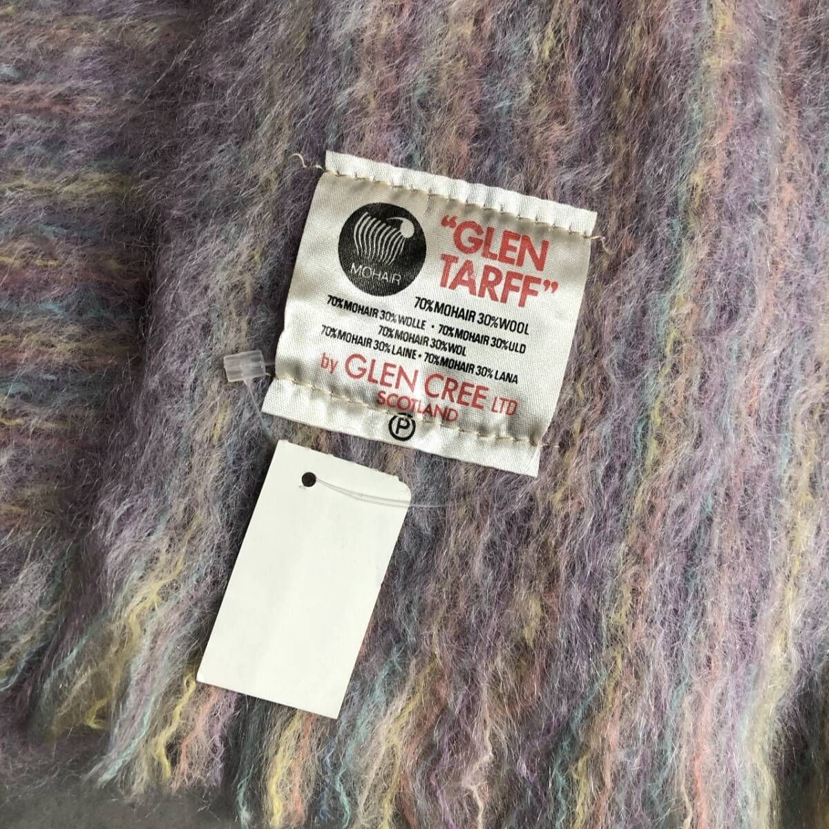 PQ019◇GREN TARFF by GLEN CREE : スコットランド製 モヘア/ウール