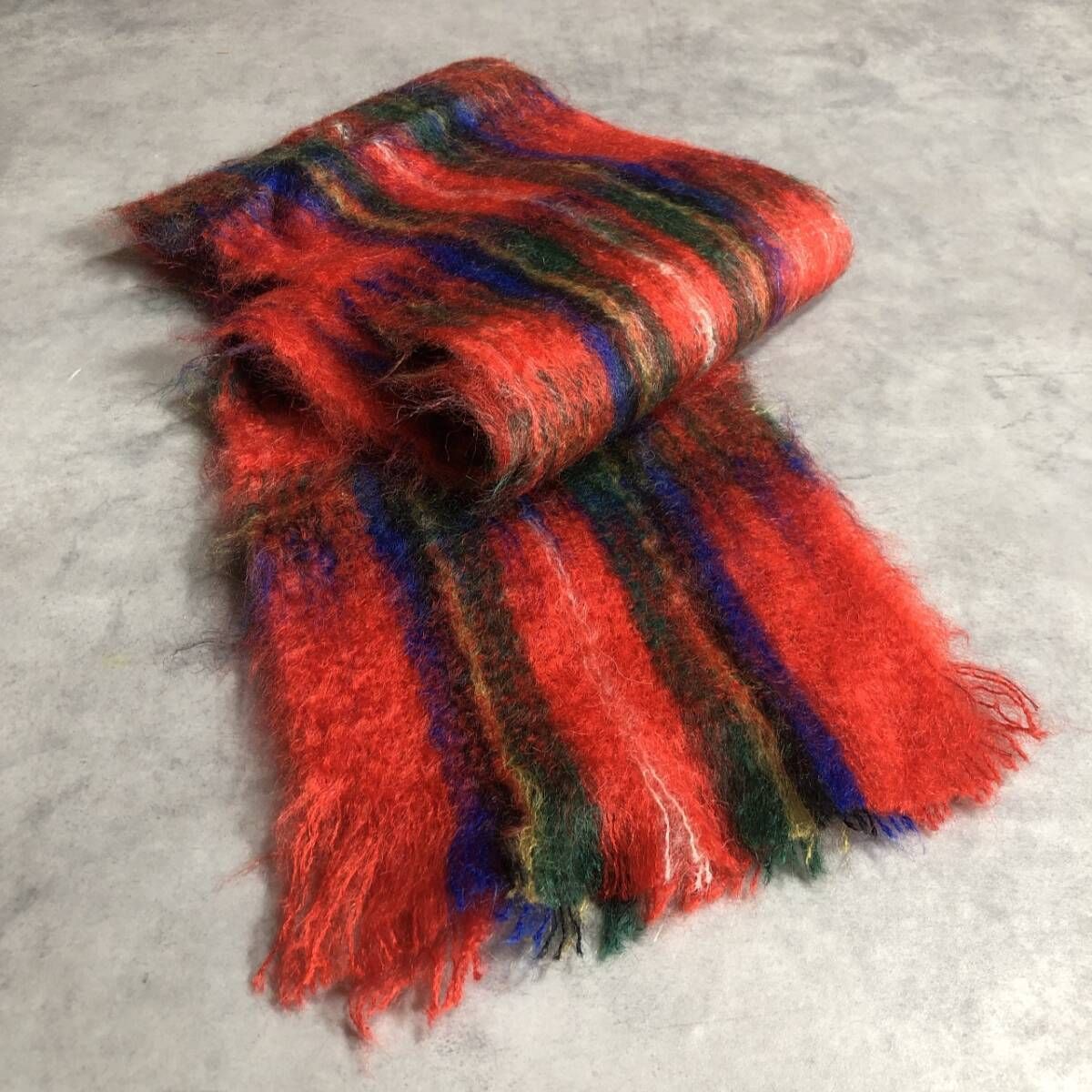 GLEN CREE　モヘア毛布 　グレンターフ　スコットランド製　WAKO 38581ca80c48c32f1127ded08acaa4