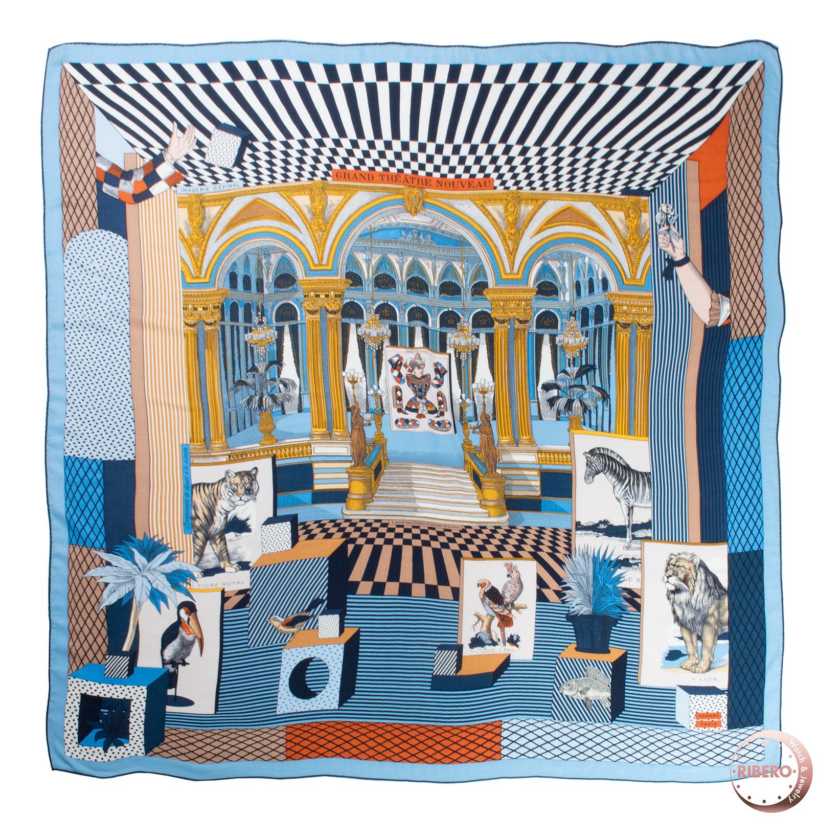 HERMES エルメス カレジェアン Grand Theatre Nouveau グラン