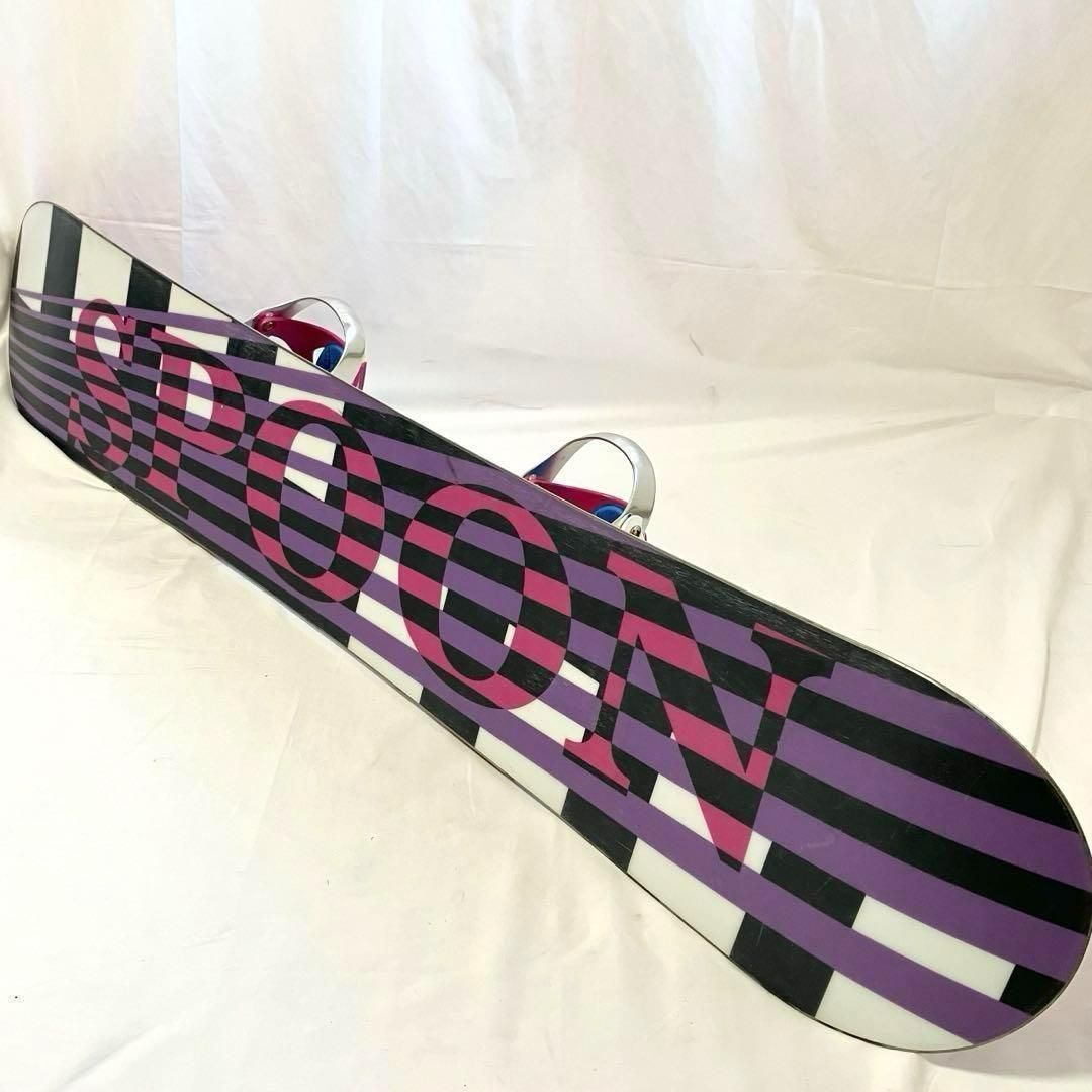 良品】スプーン × スプーン スノーボードセット 板 SPOON fly スノボ