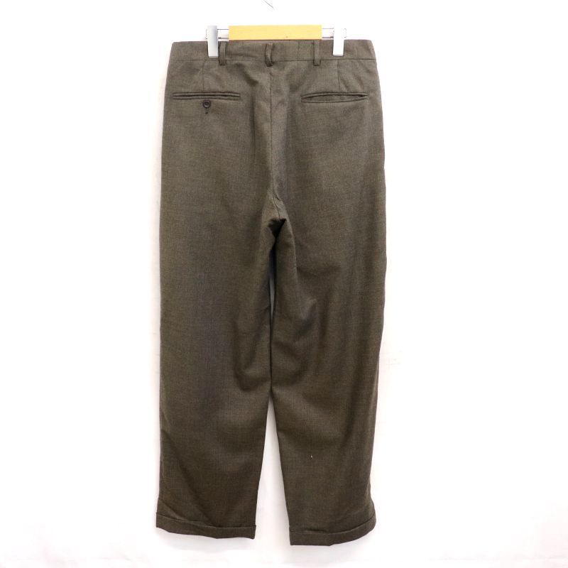  70sウールスラックス 70s vintage 2タック ウール スラックスパンツ メンズ Mサイズ相当
