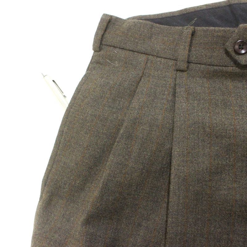 70s vintage 2タック ウール スラックスパンツ メンズ Mサイズ相当