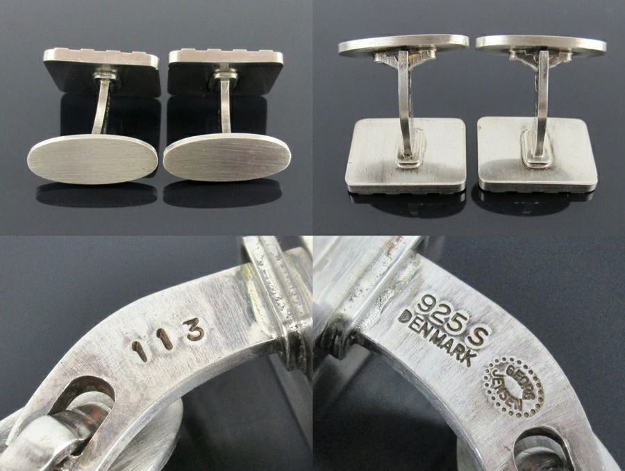 GEORG JENSEN ジョージ・ジェンセン カフスボタン カフスリンクス #113