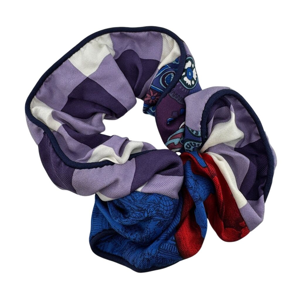 HERMES エルメス シュシュ タグ有 クラウディア ヘアアクセサリー