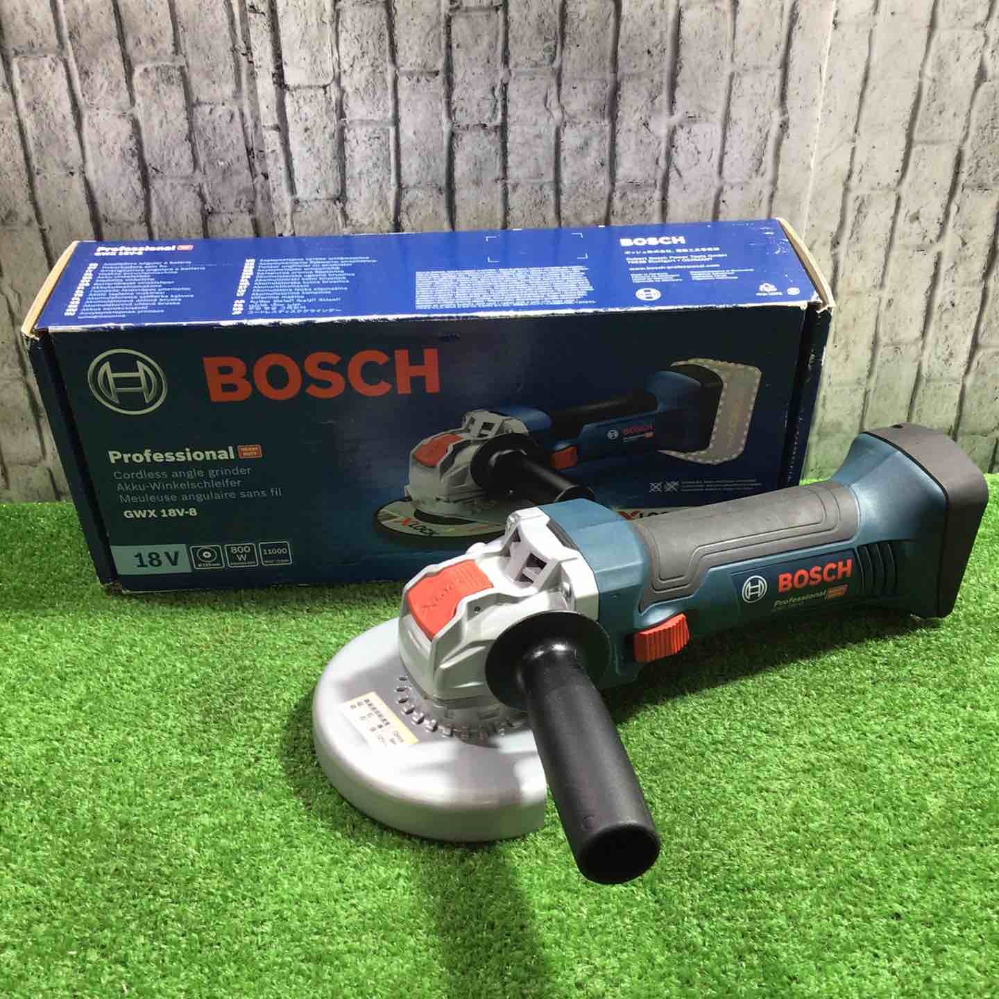 未使用品】◇ボッシュ(BOSCH) 18V コードレスディスクグラインダー X 