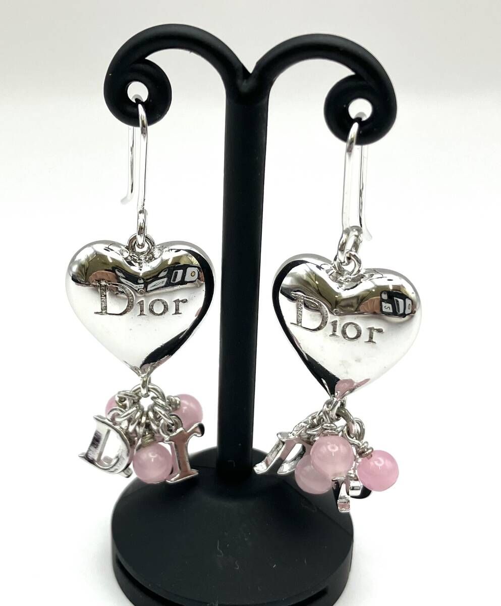 Christian Dior クリスチャン ディオール ピアス ハート 9.5g - メルカリ