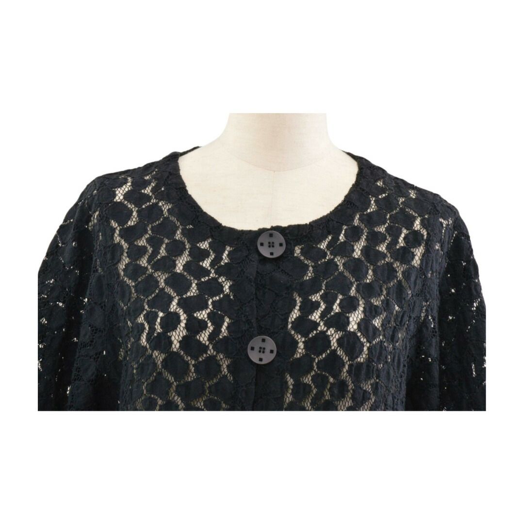 アン吉 annkiti センソユニコ ann吉 カーディガン レース ブラック