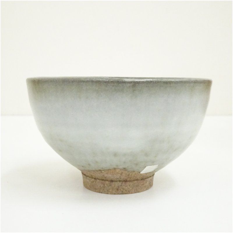 平清水焼 青龍窯造 残雪茶碗（共箱） 茶道 抹茶 おしゃれ 抹茶茶碗