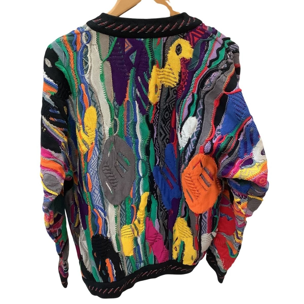 ♪♪coogi クージー 未使用 タグ付き 3Dニット カーディガン SIZE S