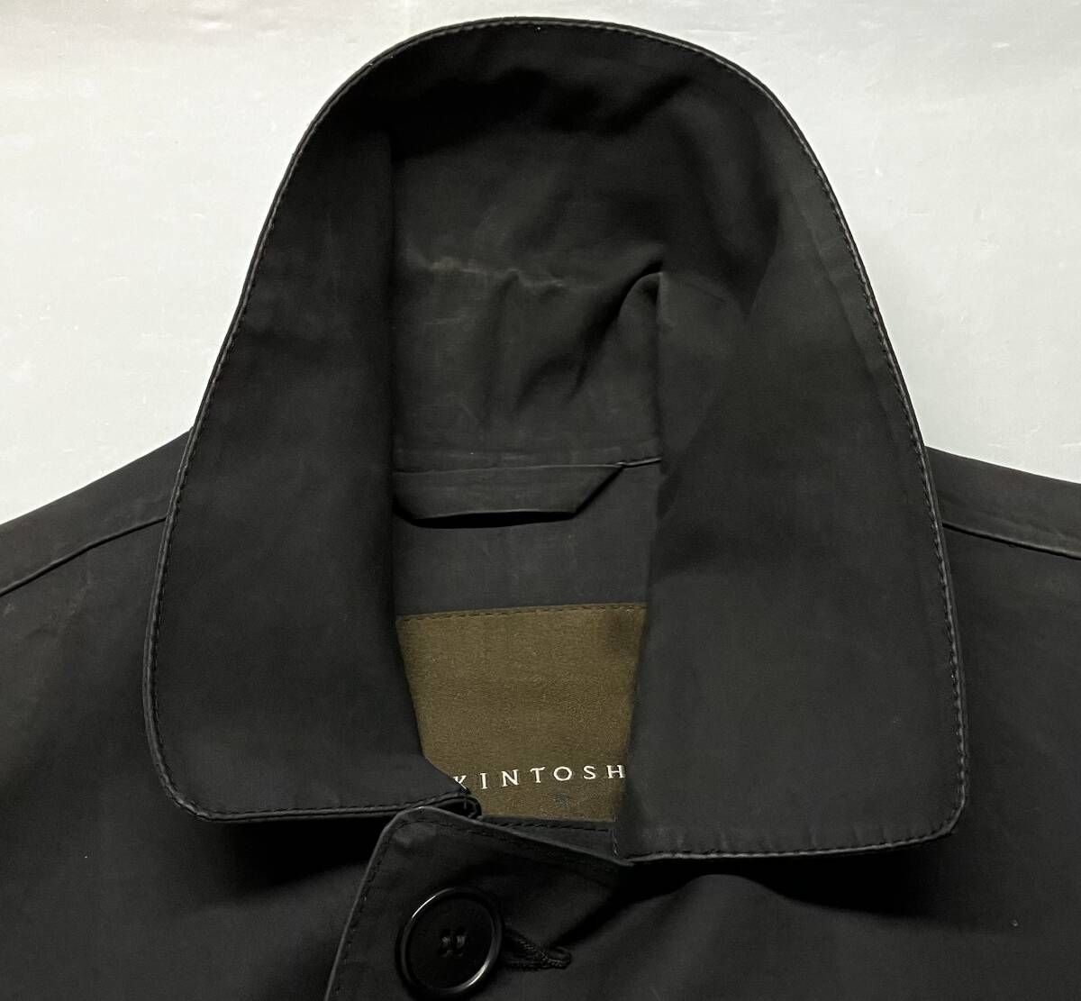 MACKINTOSH マッキントッシュ ステンカラーコート ゴム引きコート