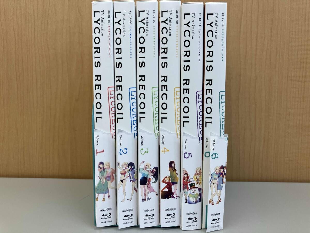 収納ケース付き 【※※※】[全6巻セット]リコリス・リコイル 1~6(完全生産